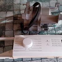 Pannello con scheda e motore lavatrice Electrolux