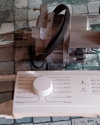 Pannello con scheda e motore lavatrice Electrolux