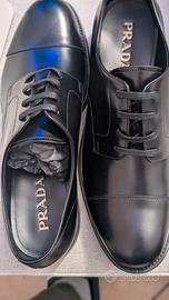 scarpa elegante uomo Prada nera nuova 