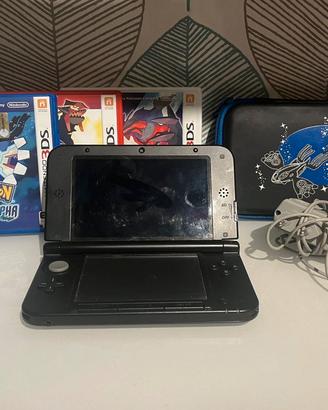 Nintendo 3ds xl nero + caricatore e 7 giochi