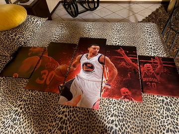 Quadro componibile Stephen Curry