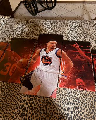 Quadro componibile Stephen Curry