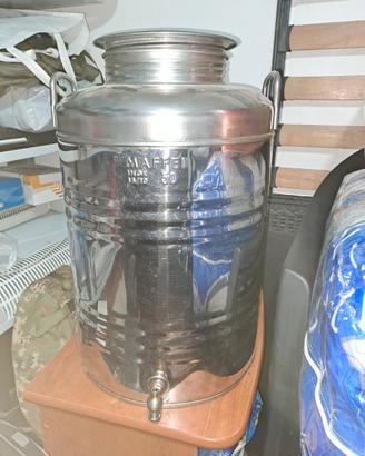 Contenitore Acciaio inox 50lt. con rubinetto