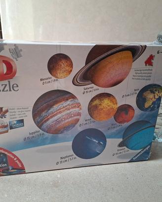 puzzle 3D pianeti nuovo
