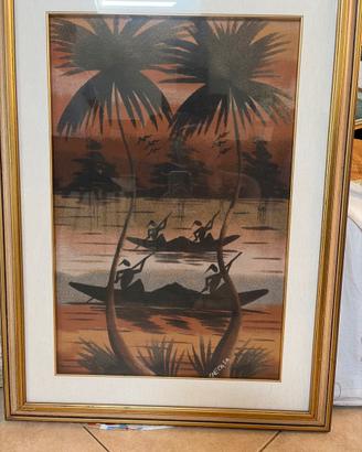 Quqdro etnico thailandese 77.5 cm x 58 cm