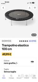 Trampolino elastico