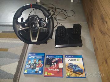 Ps4 Hori Volante RWA Racing Wheel Apex + 3 giochi