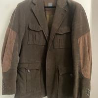 Giacca Reporter Safari Style in Cotone Marrone - T