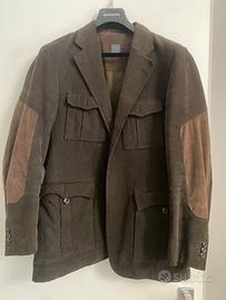 Giacca Reporter Safari Style in Cotone Marrone - T