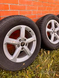 Set 4 cerchi in lega Audi e pneumatici Bridgestone
