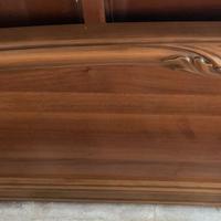 letto in noce testa e piedi piu laterali  no reti