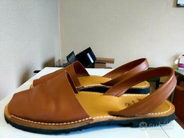 Scarpa aperta pelle