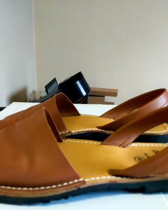Scarpa aperta pelle
