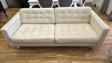 Coppia divani in pelle