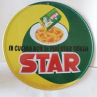 Targa in latta dadi brodo STAR