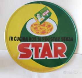 Targa in latta dadi brodo STAR