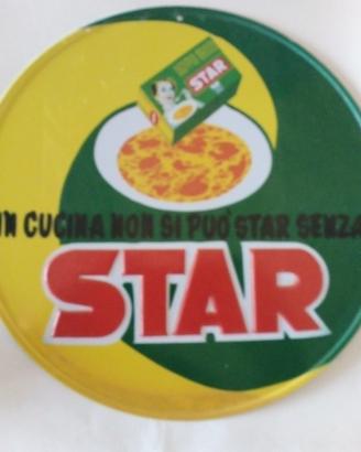Targa in latta dadi brodo STAR