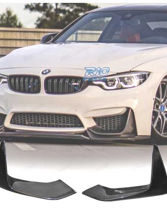 DIVISORI PARAURTI BMW F80 F82 F83 IN CARBONIO