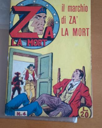za' la mort Fumetto Edizione Audace 