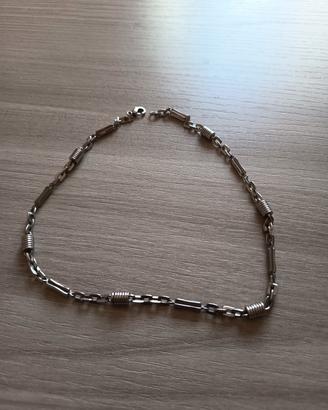 collana girocollo acciaio
