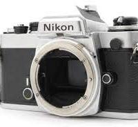 nikon fe reflex analogica 35mm auto-manuale silver