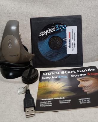 calibrazione  monitor Spyder 3