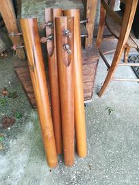 Gambe in legno per tavolo