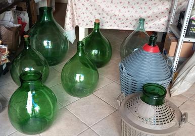 DAMIGIANE IN VETRO PER ARREDAMENTO/ALIMENTARI 