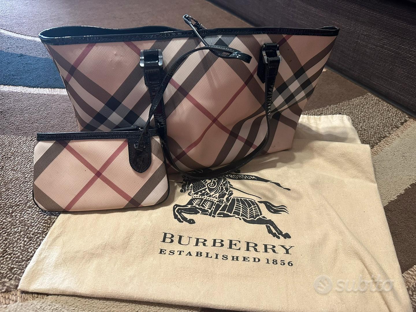 Burberry established shop 1856 borse