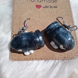 NUOVO Orecchini Squalo Mario Bros 