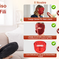 Maschera Led Viso Nuova mai usata