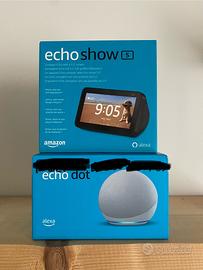 Echo Show 5 e Echo Dot - NUOVE !!!
