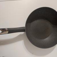 pentola con coperchio+ pentolino+ padella