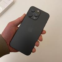 Iphone 15 pro max  black titanium 256gb