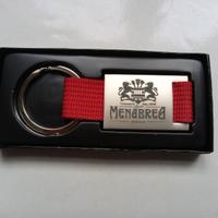 Portachiavi NUOVO in acciaio linea Birra Menabrea