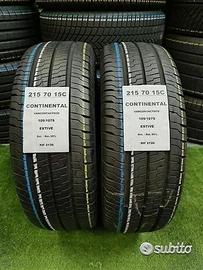 2 gomme 215 70 15c CONTINENTAL RIF2126