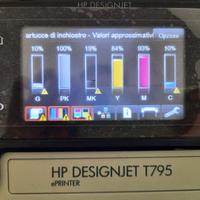 cartuccia piena PK plotter HP Designjet T795