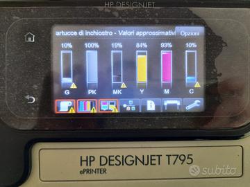 cartuccia piena PK plotter HP Designjet T795
