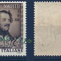 Francobolli Trieste AMG FTT Donizetti 1948