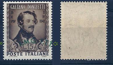 Francobolli Trieste AMG FTT Donizetti 1948