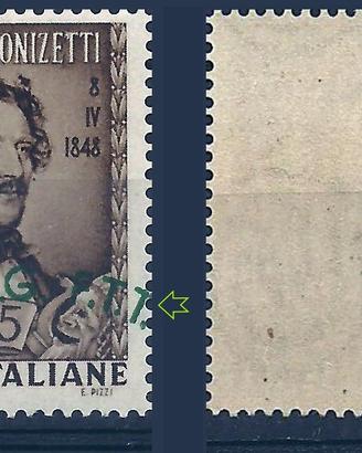 Francobolli Trieste AMG FTT Donizetti 1948
