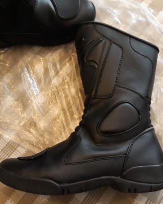 STIVALE DA MOTO IN PELLE TOURING