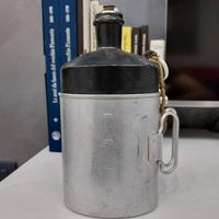 Borraccia gavetta militare in alluminio