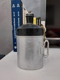 Borraccia gavetta militare in alluminio