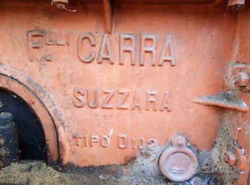 Trebbiatrice mais e semente medica d'epoca