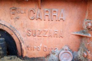 Trebbiatrice mais e semente medica d'epoca