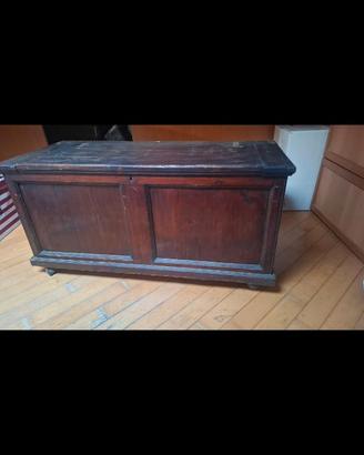 cassapanca antica fine ’800 / inizio ’900 in legno