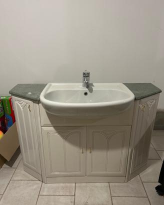 Mobile bagno completo con lavabo e rubinetto 300