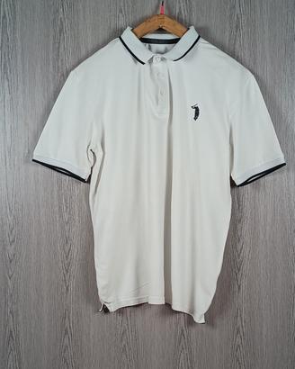 polo uomo bianca XL manica corta stile classico 
