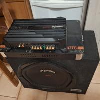 subwoofer + amplificatori sony 